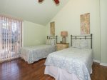 Second Floor Guest Room with Two Twin Beds at 2 Red Cardinal